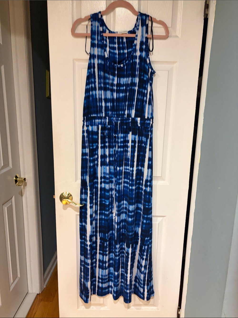 Calvin Klein Long Blue Dress